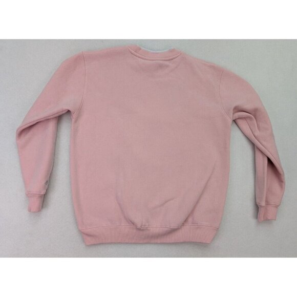 King Universal Women's Sweatshirt Size M Pink Crewneck Snowflake Tree - Picture 12 of 13